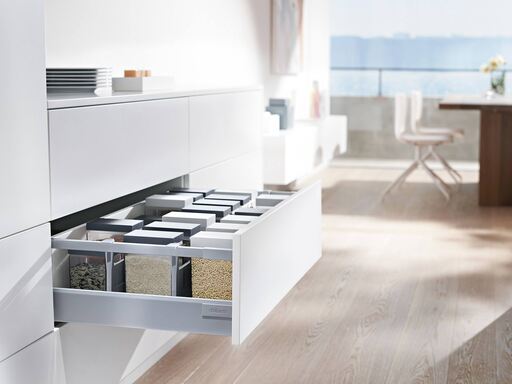 blum grain box opening tandom box for modular kitchen in gurgaon and delhi