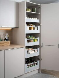 blum space grey tandom box pantry unit in gurgaon